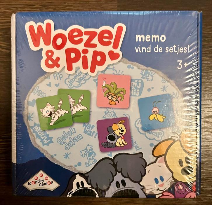 Woezel & Pip memory nieuw in verpakking, Hobby en Vrije tijd, Gezelschapsspellen | Overige, Nieuw, Ophalen of Verzenden