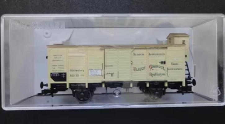 5826 K Fleischmann Goederenwagen Ulrich Gminder, Hobby en Vrije tijd, Modeltreinen | H0, Zo goed als nieuw, Wagon, Gelijkstroom
