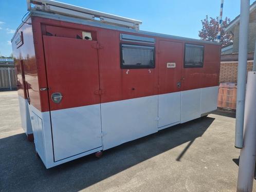 Haakarm schaftkeet, bouwkeet, kantine, commando post, Zakelijke goederen, Machines en Bouw | Keten en Containers, Ophalen