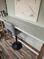 Uniek stabureau/side table/ bar gemaakt van antieke ladder, Ophalen, Gebruikt