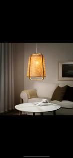 IKEA Knixhult Bamboe hang lamp, Ophalen of Verzenden, Zo goed als nieuw, Minder dan 50 cm