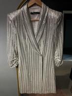 Blazer dress in silver color. Size M, Kleding | Dames, Knielengte, Ophalen of Verzenden, Zo goed als nieuw