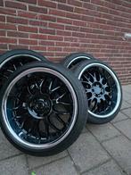 5x112 BBS 19 inch Breedset velgen + Zomerbanden 6.5mm, Velg(en), Personenwagen, Zomerbanden, Ophalen