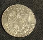 Zilveren munt Panama ½ Balboa 1966  Top Conditie, Postzegels en Munten, Ophalen of Verzenden, Midden-Amerika, Losse munt, Zilver