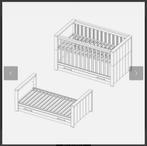 Kidsmill Sem Nautic Doorgroei Babybed 70x140, Ophalen, Zo goed als nieuw, Ledikant