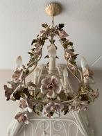 Antieke hanglamp met bloemen, Antiek en Kunst, Antiek | Lampen, Ophalen