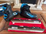 Salomon S/Race skate schoenen + free skate schaatsen - Mt 43, Overige merken, Klapschaats, Gebruikt, Overige typen