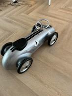 Vintage Loopauto - Zilverkleurig, Kinderen en Baby's, Speelgoed | Buiten | Voertuigen en Loopfietsen, Ophalen, Gebruikt, Loopvoertuig