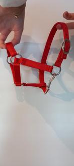 Rood hobbyhorse halster+touw, Hobby en Vrije tijd, Overige Hobby en Vrije tijd, Zo goed als nieuw, Ophalen