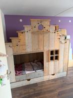 Steigerhouten Stapelbed Vogelhuisje, Ophalen, Gebruikt, 100 cm of meer, Hoogslaper of Stapelbed