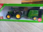 John Deere 6175r met Balen Pers Set Siku, Hobby en Vrije tijd, Modelauto's | 1:32, Ophalen of Verzenden, Tractor of Landbouw, SIKU