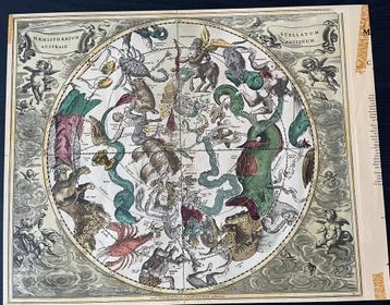 Vintage sterrenbeeld hemelkaart beschikbaar voor biedingen