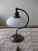 Staande lamp wit melk glas met messing, Ophalen, Zo goed als nieuw, Glas, Minder dan 50 cm