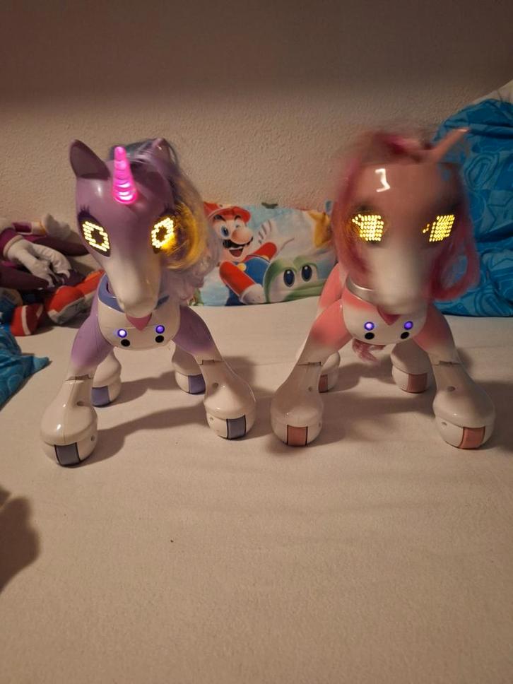 Zoomer eenhoorn en paard paars en roze, Kinderen en Baby's, Speelgoed | Vtech, Zo goed als nieuw, 6 jaar of ouder, Ophalen of Verzenden