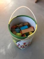 Houten blokken, Kinderen en Baby's, Speelgoed | Bouwstenen, Ophalen, Gebruikt