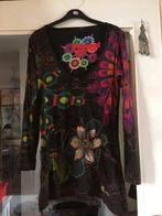 Fleurige designer tuniek M van het dure merk Desigual 19,99€, Maat 38/40 (M), Overige kleuren, Ophalen of Verzenden, Desigual