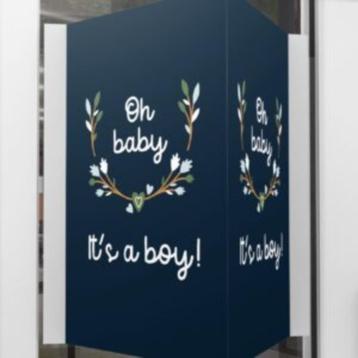 Geboortebord - Oh baby it's a Boy van Minimou beschikbaar voor biedingen
