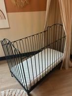 Gietijzeren ledikant incl verhogers matras, Ophalen, Zo goed als nieuw, Minder dan 140 cm, Matras