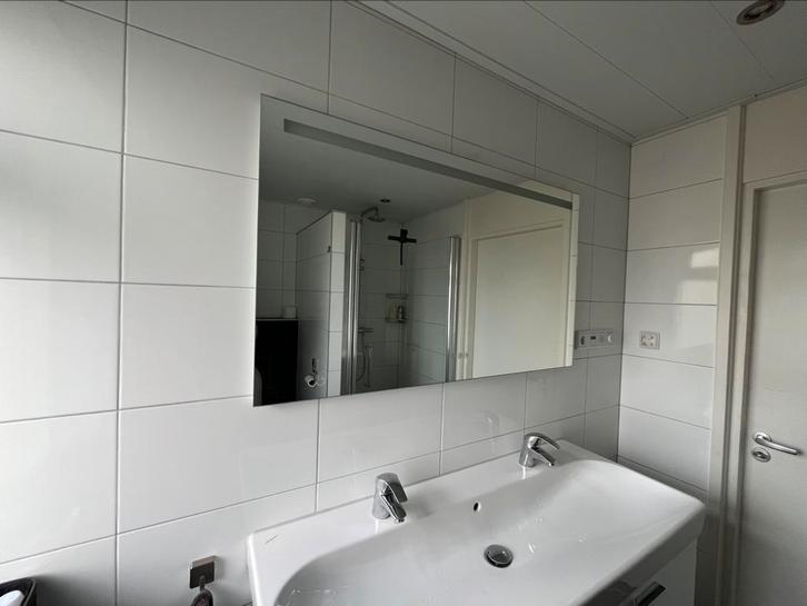 Badkamerspiegel incl verlichting/anticondens 120x70cm, Huis en Inrichting, Badkamer | Badkamermeubels, Zo goed als nieuw, Overige typen