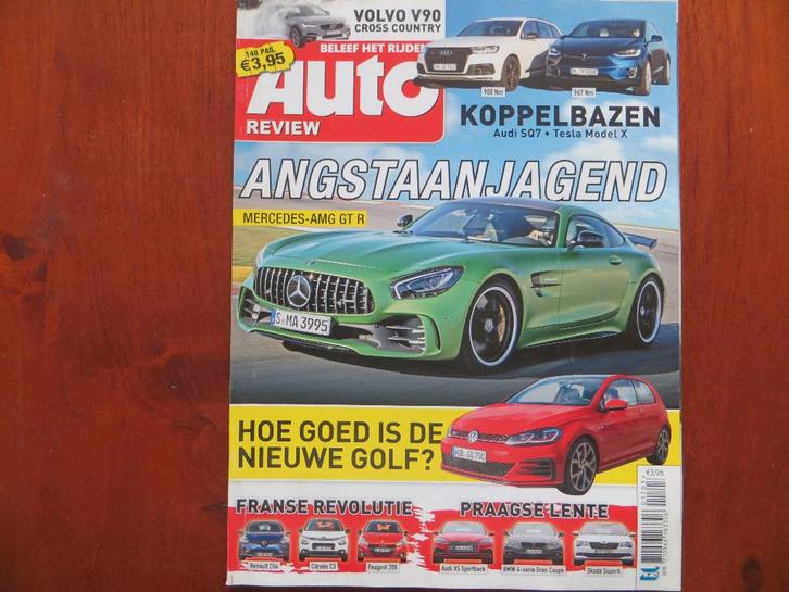 Auto Review 3 2017 Audi SQ7, Tesla Model X, Volvo V90 Cross, Boeken, Auto's | Folders en Tijdschriften, Zo goed als nieuw, Mercedes