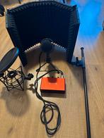 Complete podcast/voice-over set Marantz, Focusrite ,Dev RF40, Ophalen, Zo goed als nieuw, Studiomicrofoon