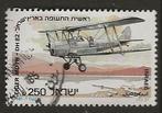 Israel 76, vliegtuig, Verzenden, Gestempeld, Midden-Oosten