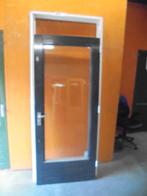 Diverse buitendeuren met glas en met kozijn., Ophalen, 80 tot 100 cm, 200 tot 215 cm, Glas