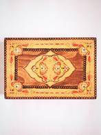 Vintage 50s 60s kist kistje hout gekleurd deco bohemian, Huis en Inrichting, Woonaccessoires | Kisten, Ophalen, Minder dan 50 cm