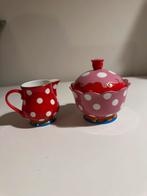 Douwe Egberts Oilily Suikerpotje met Melkkannetje, Overige typen, Ophalen of Verzenden, Zo goed als nieuw, Overige stijlen