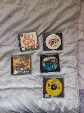 5 Playstation 1 Games  beschikbaar voor biedingen