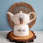 Jet (by ter Steege) 'Lavendel', theepot met theelichtje, Huis en Inrichting, Keuken | Servies, Ophalen of Verzenden, Zo goed als nieuw