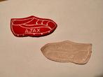 Ajax Amsterdam schoen vintage kleding patch embleem logo, Verzamelen, Ophalen of Verzenden, Zo goed als nieuw, Ajax, Vaantje of Sjaal