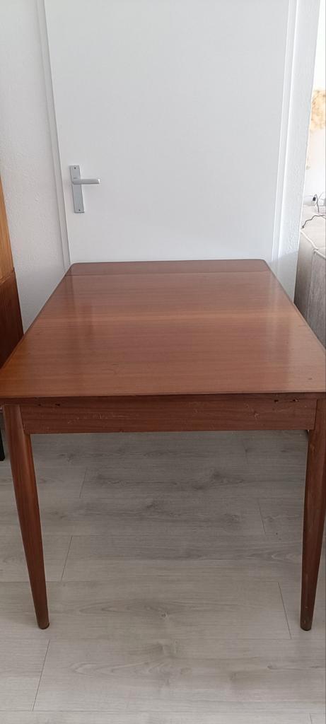 Vintage Eettafel, Huis en Inrichting, Tafels | Eettafels, Gebruikt, 50 tot 100 cm, Vijf personen of meer, Rechthoekig, Ophalen