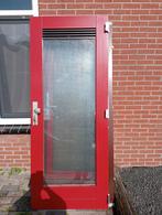 Hardhouten achterdeur 820x 2040 Ral 3004 met 3puntssluiting, Doe-het-zelf en Verbouw, 80 tot 100 cm, Ophalen of Verzenden, 200 tot 215 cm
