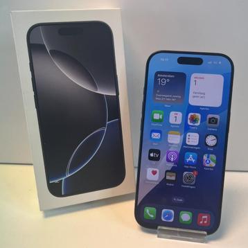 Apple iPhone 16 Pro 128GB Black Titanium | 100% | Nette staa beschikbaar voor biedingen