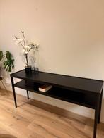 Zwarte sidetable, Huis en Inrichting, Ophalen, Zo goed als nieuw, 150 tot 200 cm, Modern