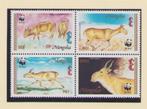 WWF set postzegels van de Saiga Antilope, Verzenden, Postfris, Dier of Natuur