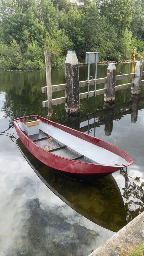 Nette stalen Vissersbootje te koop, Watersport en Boten, Bootonderdelen, Gebruikt, Zeilboot of Motorboot, Ophalen