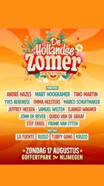 1x kaartje De Hollandse Zomer/Nijmegen zondag 17 Augustus, Tickets en Kaartjes, Evenementen en Festivals, Twee personen