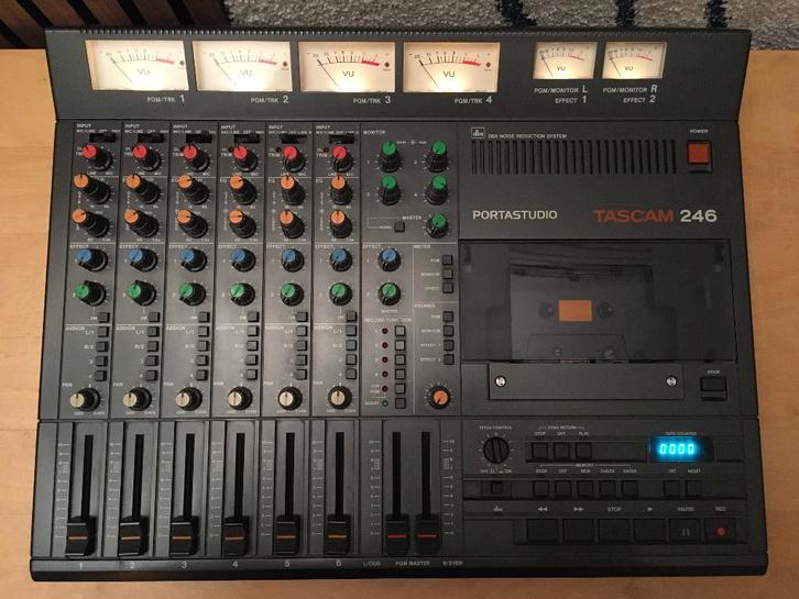 TASCAM 246 multytrack cassettedeck, Audio, Tv en Foto, Cassettedecks, Enkel, Overige merken, Ophalen of Verzenden