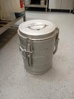 Leger RVS gamel 15 liter, Verzamelen, Ophalen of Verzenden, Landmacht, Nederland, Overige typen