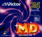 Victor MiniDisc MD74 74 minuten MD-74DPL Nieuw, Minidisc-speler, Ophalen of Verzenden