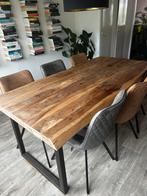 Eettafel Hout / boomstam / zen lifestyle, Ophalen, 50 tot 100 cm, Zo goed als nieuw, Vijf personen of meer