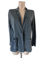 Pauw linnen vest M, Kleding | Dames, Truien en Vesten, Maat 38/40 (M), Blauw, Pauw, Ophalen of Verzenden