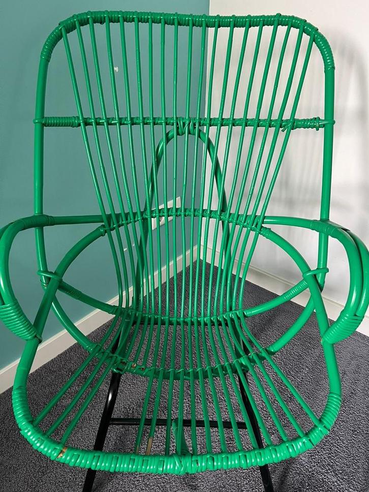 Leuke rieten stoel - comfortabel & stijlvol, Antiek en Kunst, Antiek | Meubels | Stoelen en Banken, Ophalen