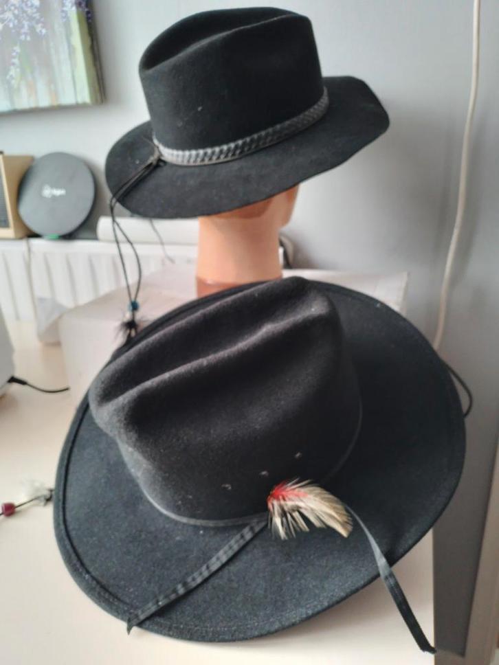 Cowboy Hoeden Zwart - Martin Penner & Broner, Kleding | Heren, Hoeden en Petten, Zo goed als nieuw, Hoed, Ophalen of Verzenden