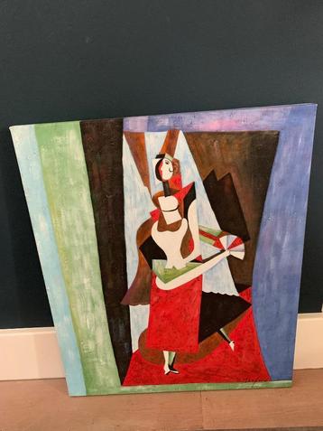 Pablo Picasso schilderij Blanquita sarez 1917 beschikbaar voor biedingen