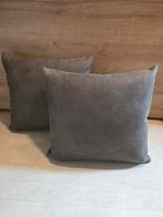 NIEUW!! Set van 2 stevige eco-leer kussens., Ophalen of Verzenden, Nieuw, Vierkant