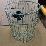Stalen Draadmand Aaardappelmand Turquoise, Ophalen of Verzenden, Zo goed als nieuw, Rond, Overige materialen