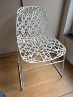 Crassevig eetkamerstoel NETT sledepoot wit, Kunststof, Gebruikt, Wit, Ophalen of Verzenden